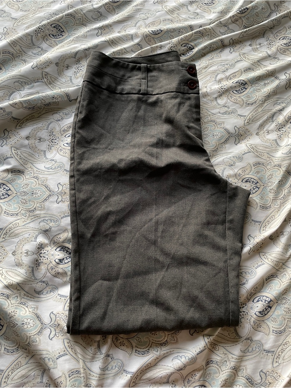 Women’s  Slim Dress Pants in Dark Gray